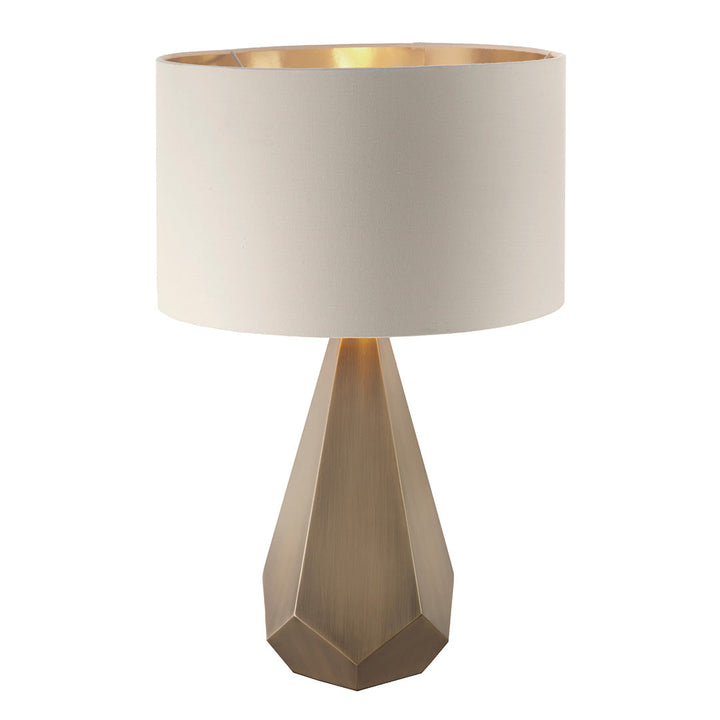 Lance Antique Brass Table Lamp