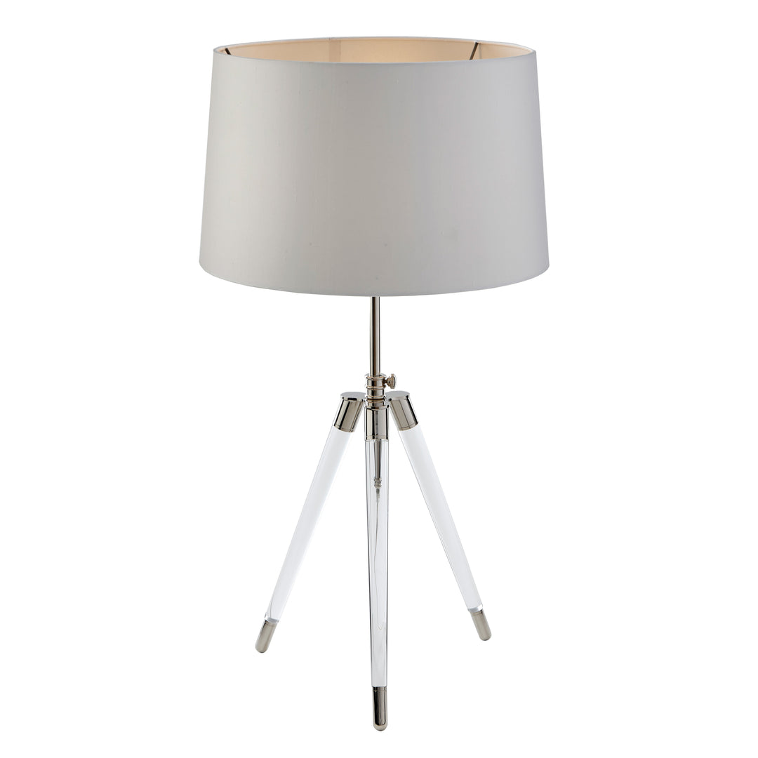 Afton, tripod crystal leg table lamp (base only) STF TBD