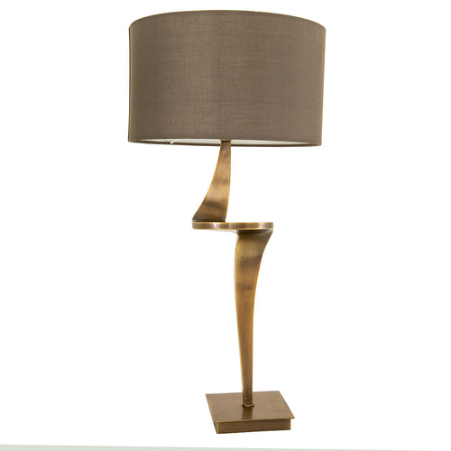 Nero Antique Brass Table Lamp