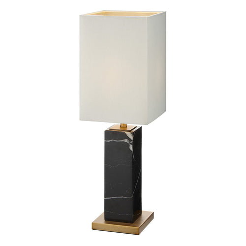 Pax Black Marble Table Lamp