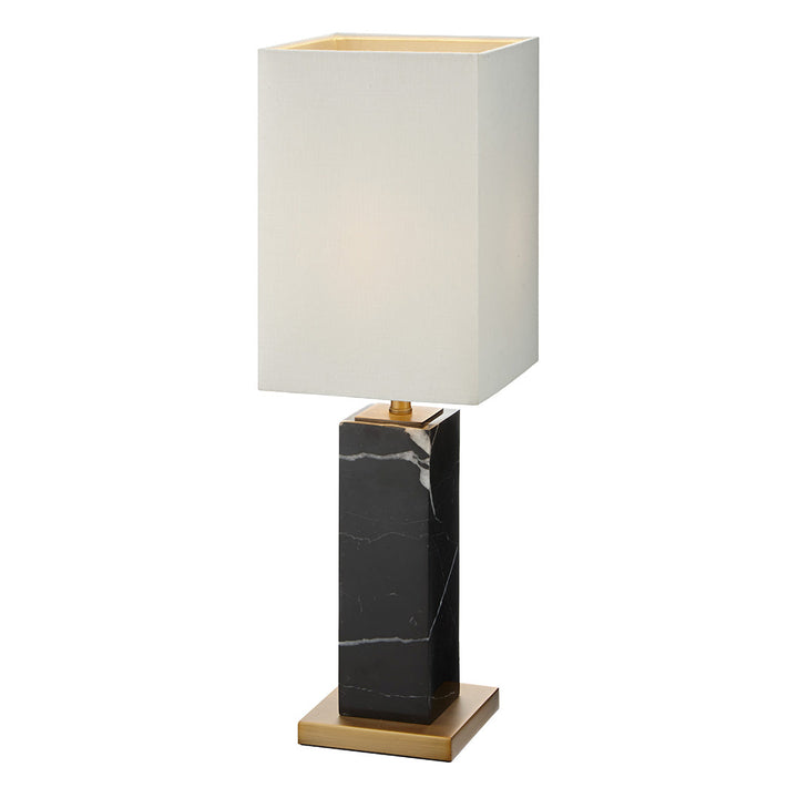 Pax Black Marble Table Lamp