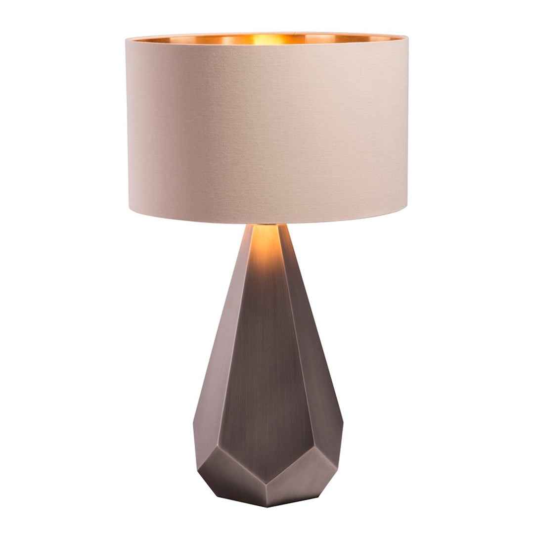 Lance Gunmetal Finish Table Lamp