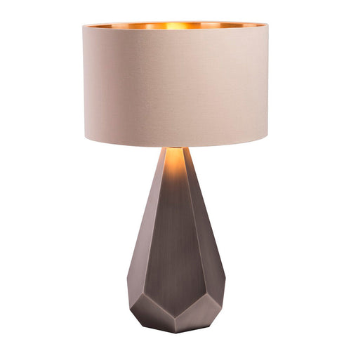 Lance Gunmetal Finish Table Lamp
