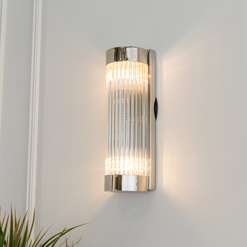 Wade Nickel Wall Lamp Roomset