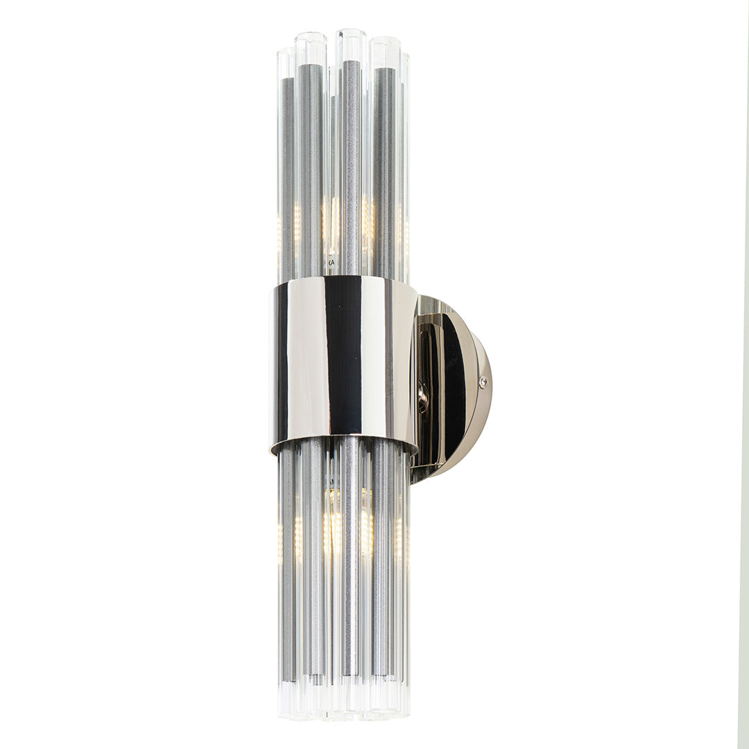 Ives Nickel Finish Wall Lamp