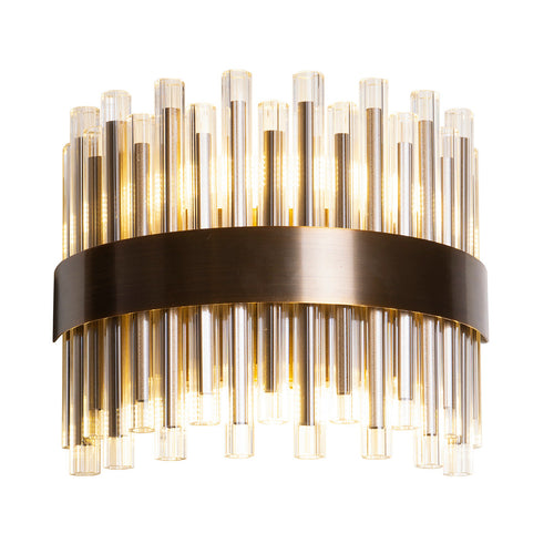 Ives Antique Brass Wall Lamp