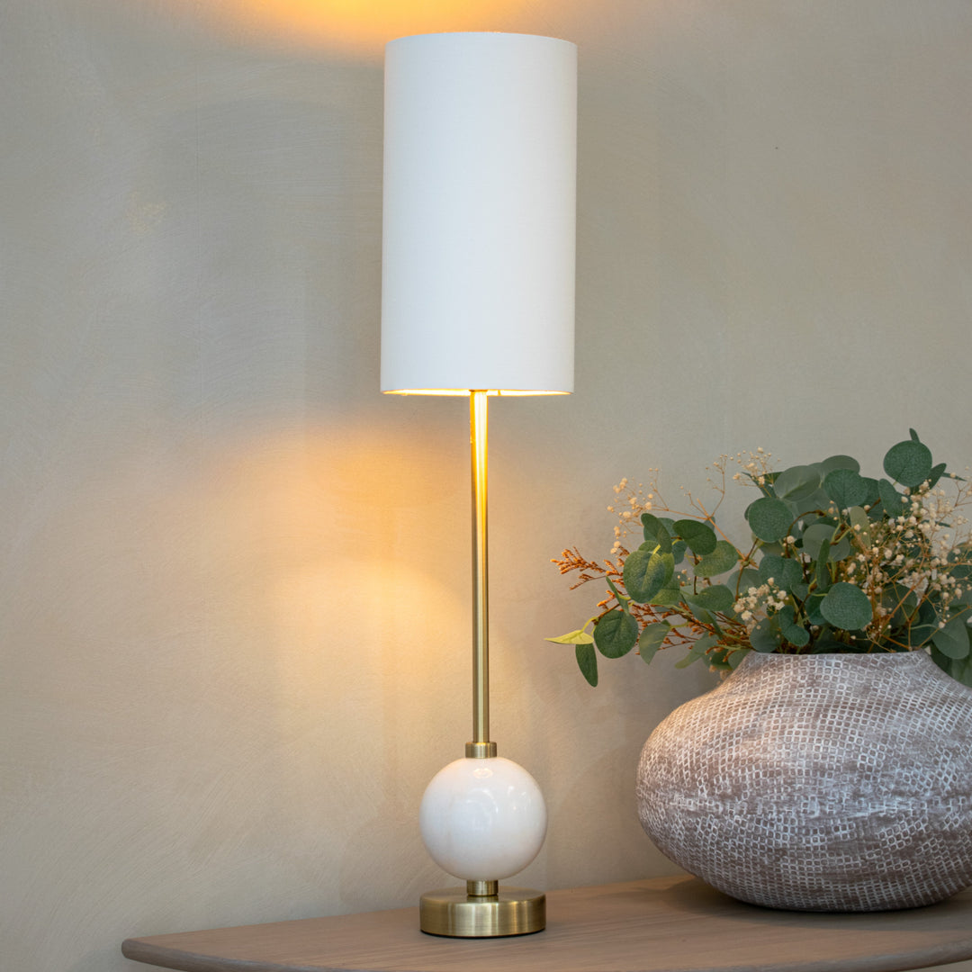 Mistral Marble Table Lamp Roomset
