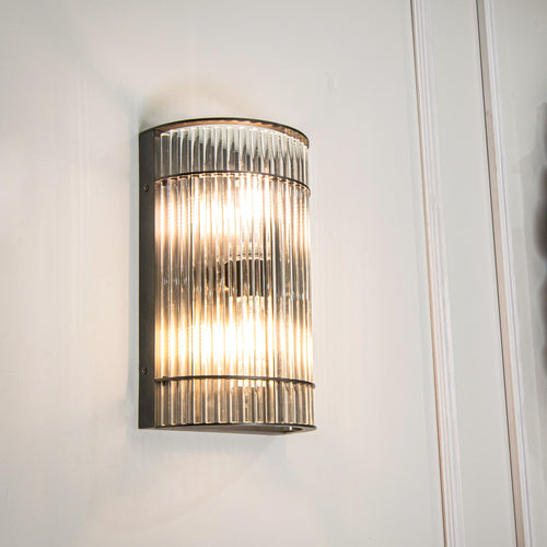 Troy IP65 Gunmetal Wall Lamp