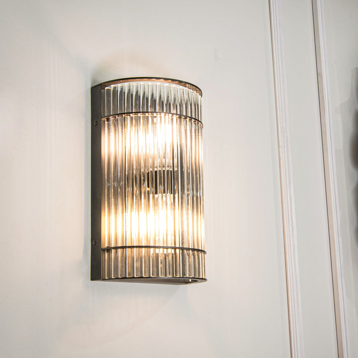 Troy IP65 Gunmetal Wall Lamp Roomset