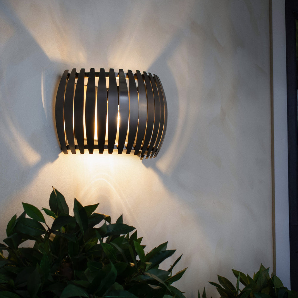 Castor IP65 Gunmetal Wall Lamp Roomset