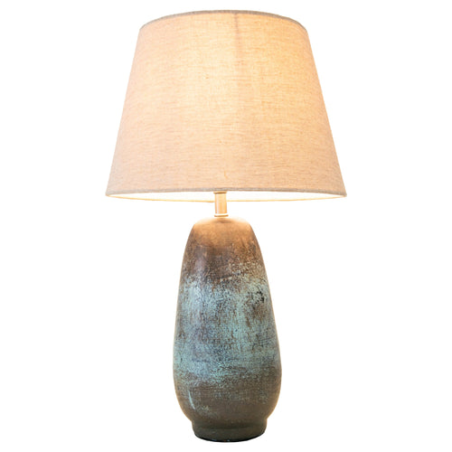 Bassar Table Lamp, Weathered bronze
