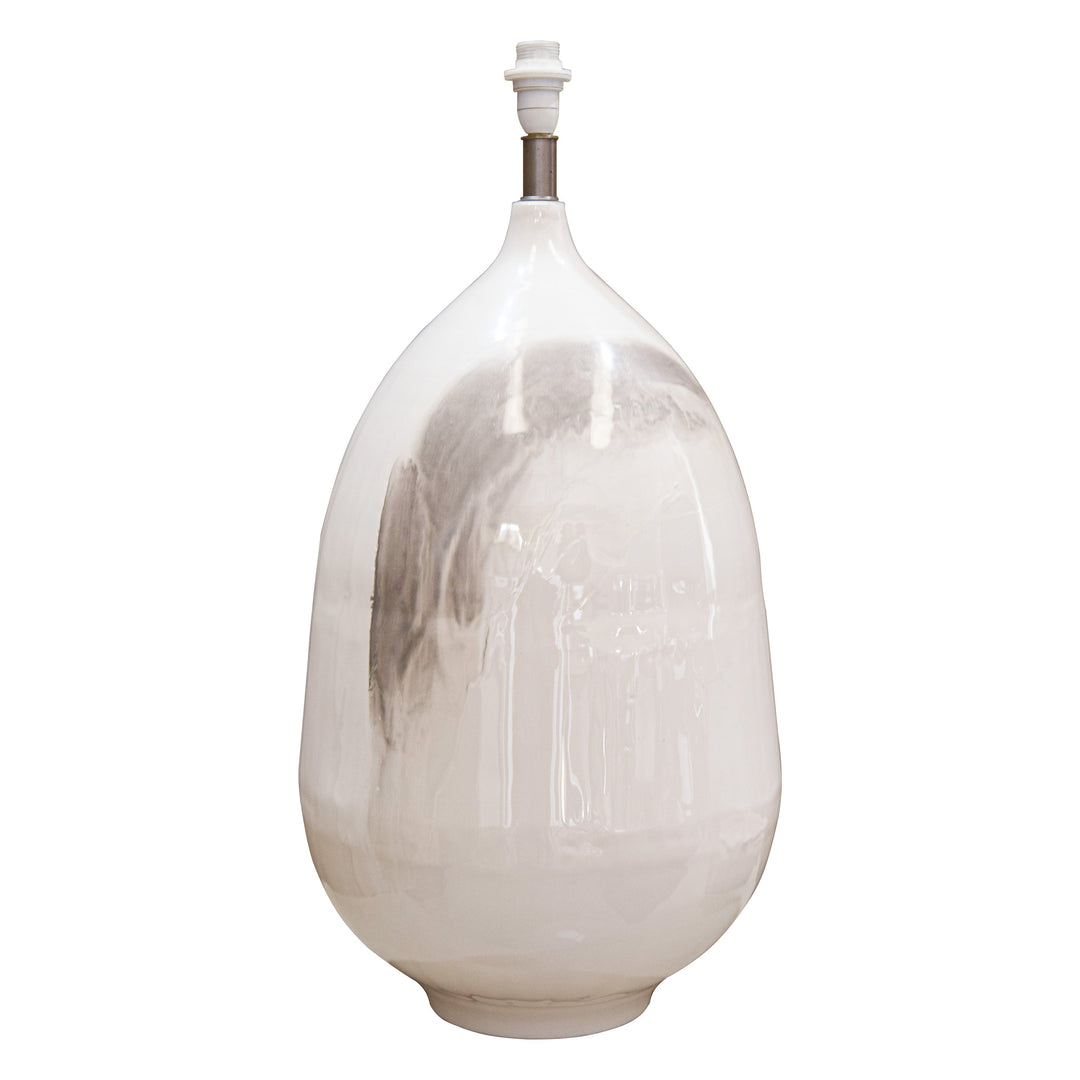 Aketa Large Feathered Enamel Table Lamp
