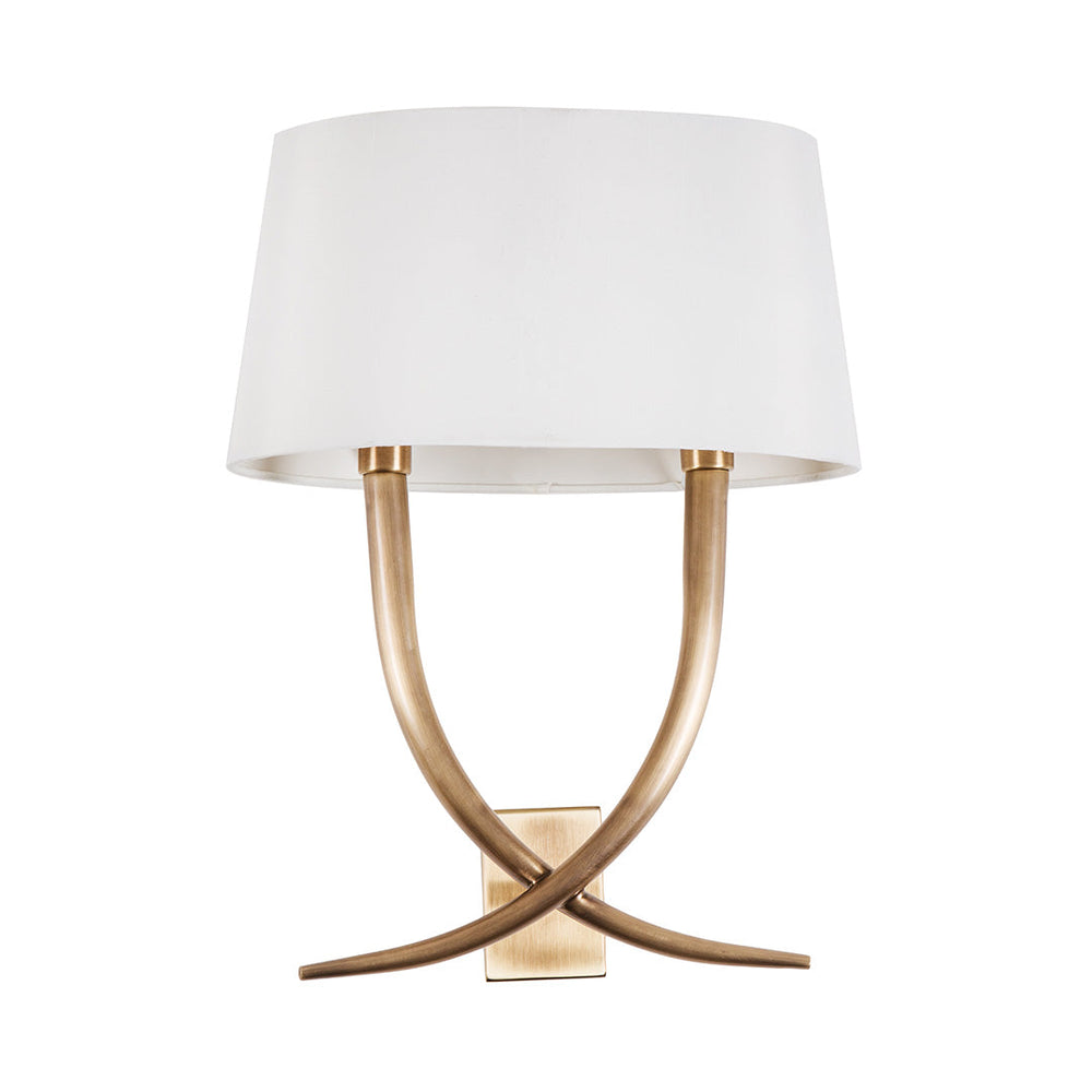Quinn Antique Brass Wall Lamp