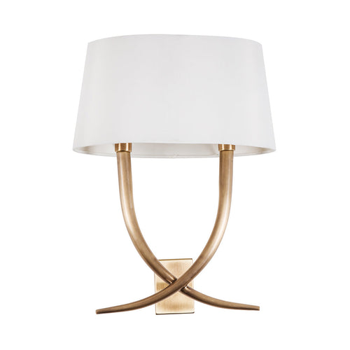 Quinn Antique Brass Wall Lamp