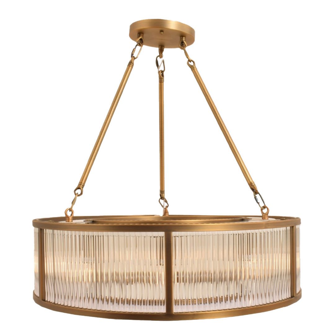Dusk Antique Brass Finish Ceiling Light