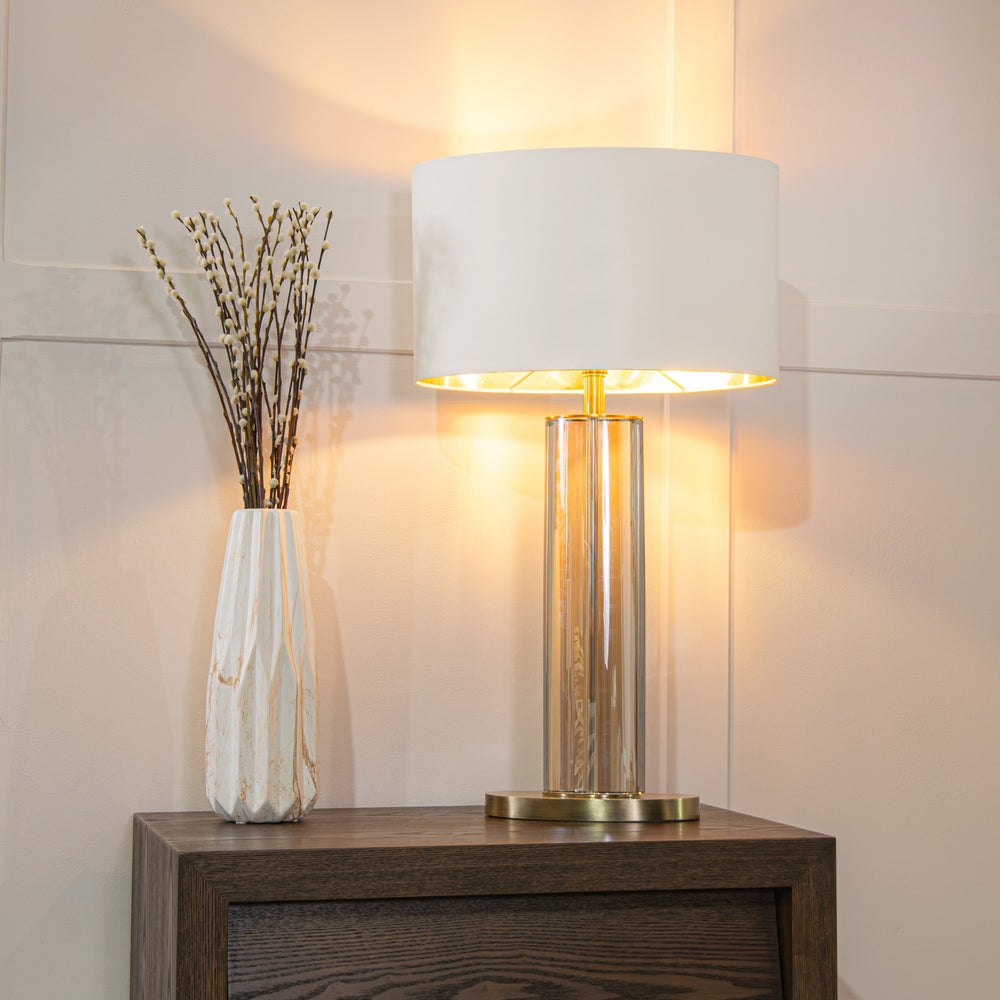 Birch Tall Table Lamp Roomset
