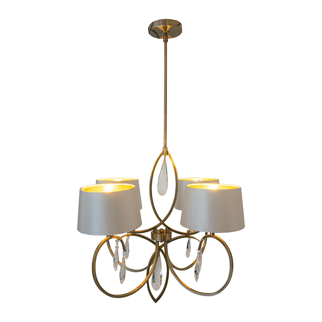 Cygnus 4 Arm Chandelier