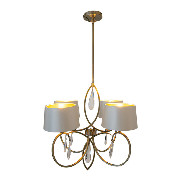 Cygnus 4 Arm Chandelier