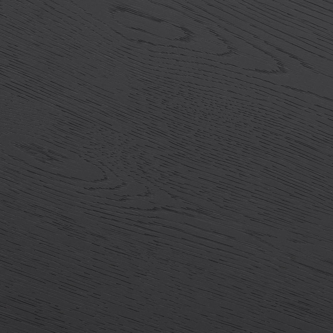 Leckford Ribbed Occasional Table Black Oak