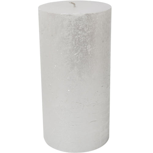 Libra Pearl Rustica Pillar Candle 10x20cm