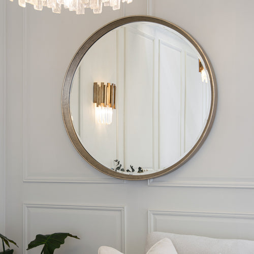 Flare Antique Silver Wall Mirror