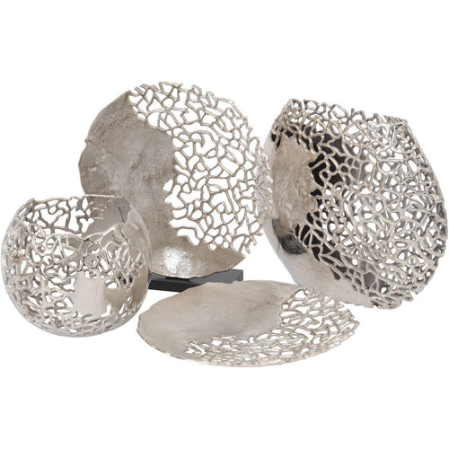 Apo Coral Aluminium Ellipse Vase