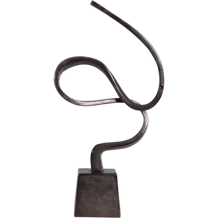 Metallic Bronze Aluminium Wellness Sculpture on base