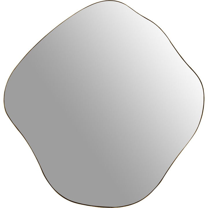 Organic Metal Framed Mirror Aged Champagne Large 97x100.5cm