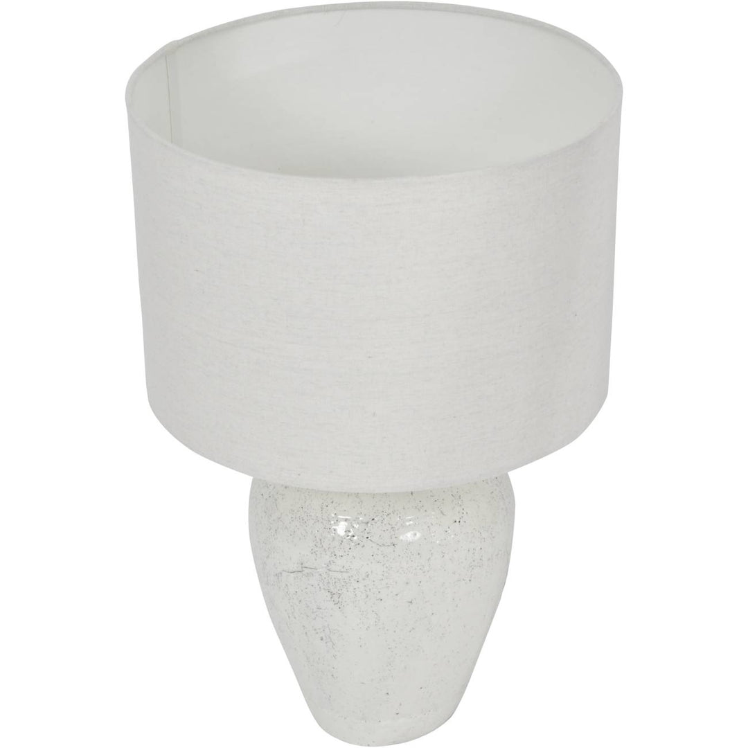 Speckle Glazed Table Lamp With Shade - E27 60W
