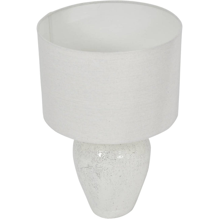 Speckle Glazed Table Lamp With Shade - E27 60W