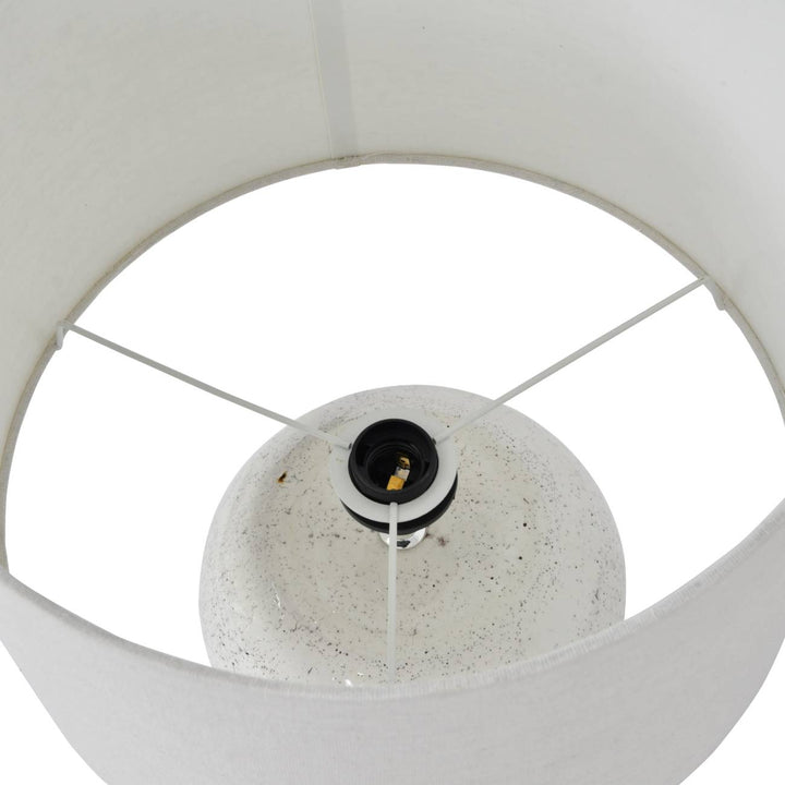 Speckle Glazed Table Lamp With Shade - E27 60W