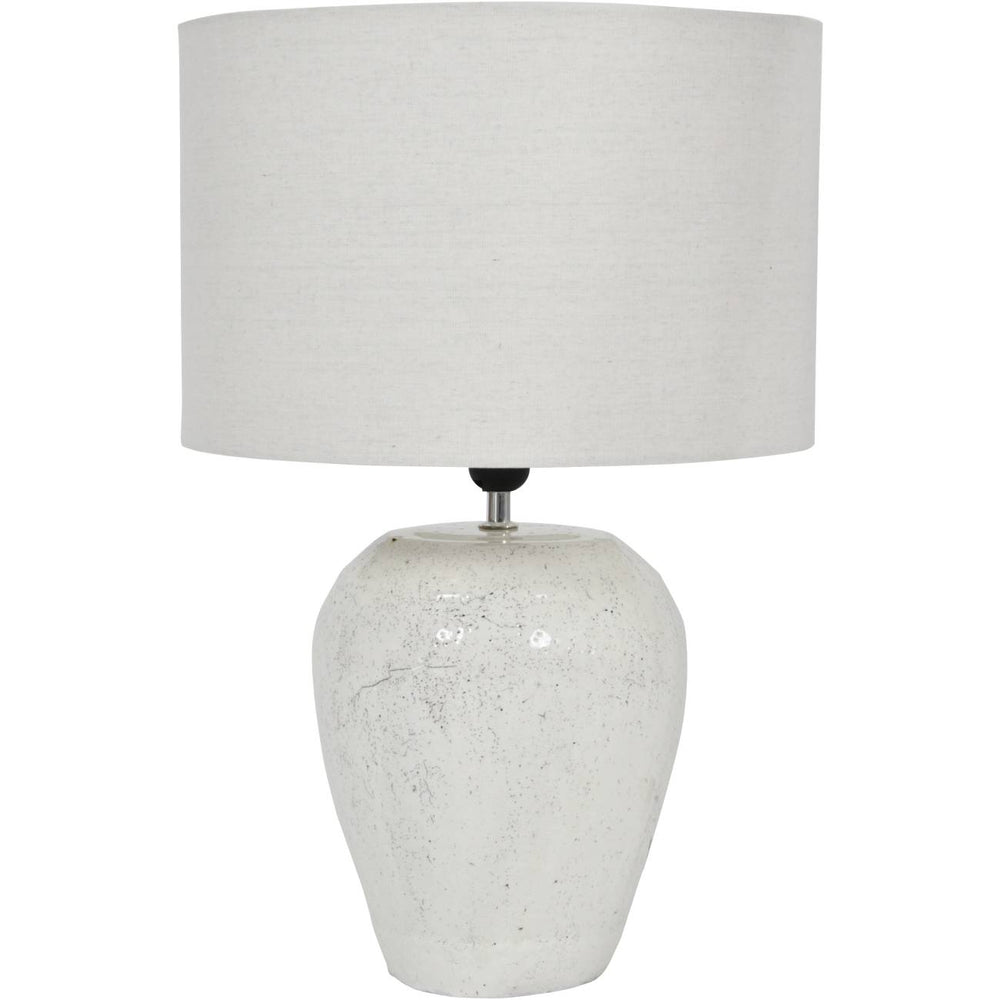 Speckle Glazed Table Lamp With Shade - E27 60W