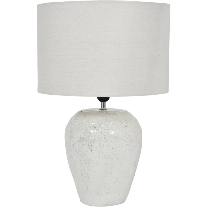 Speckle Glazed Table Lamp With Shade - E27 60W