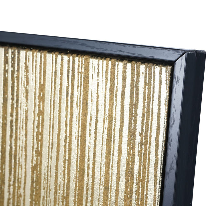 Golden Rain Foiled Framed Canvas Wall Art 140x100cm