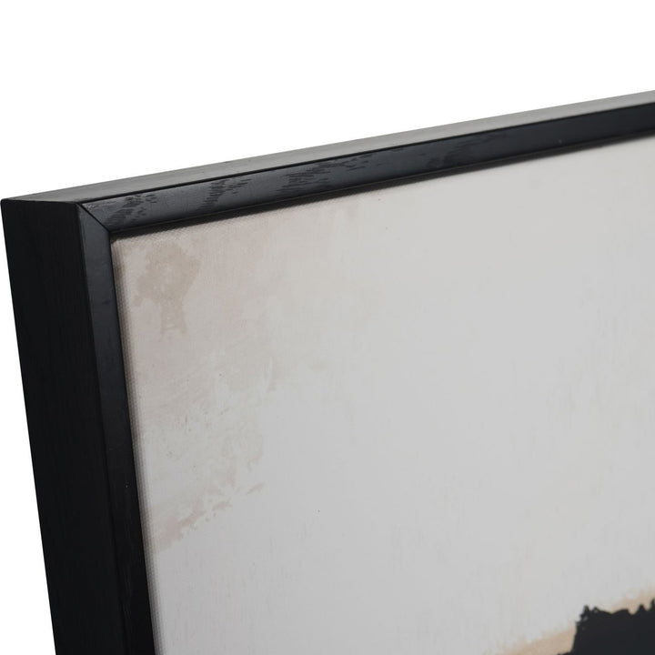 Impasto Brushstrokes Off White Set of 2 Framed Canvas Wall Art 160x120cm