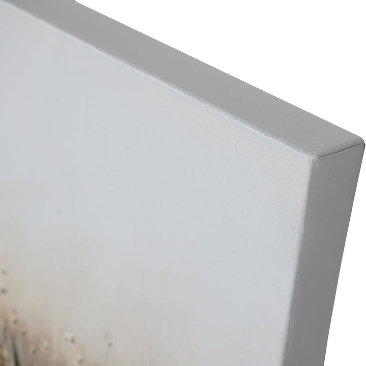 Abstract Golden Reeds Canvas Wall Art 150x75cm