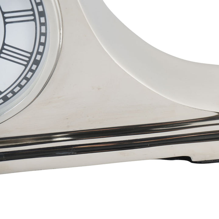 Retro Nickel Carriage Clock