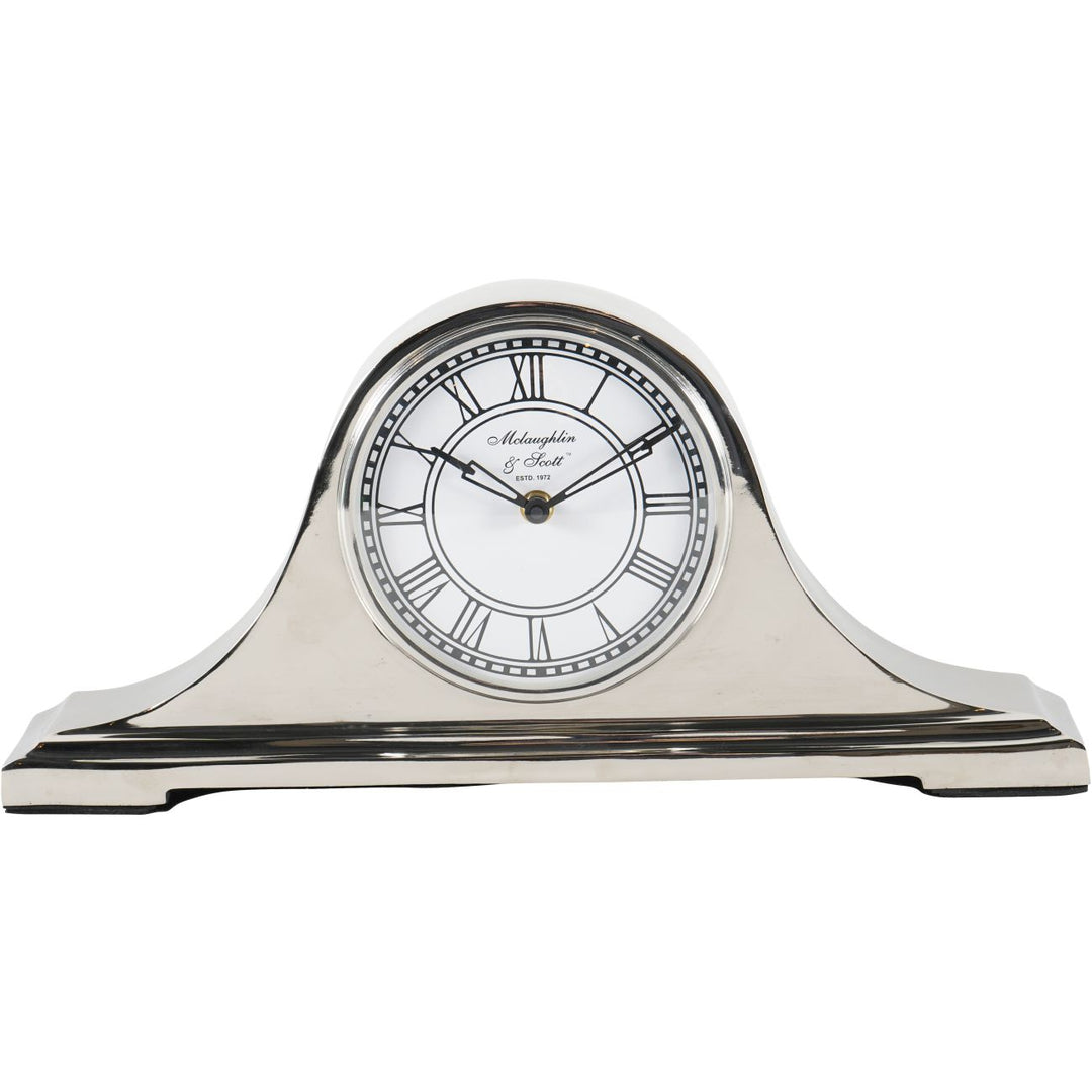 Retro Nickel Carriage Clock
