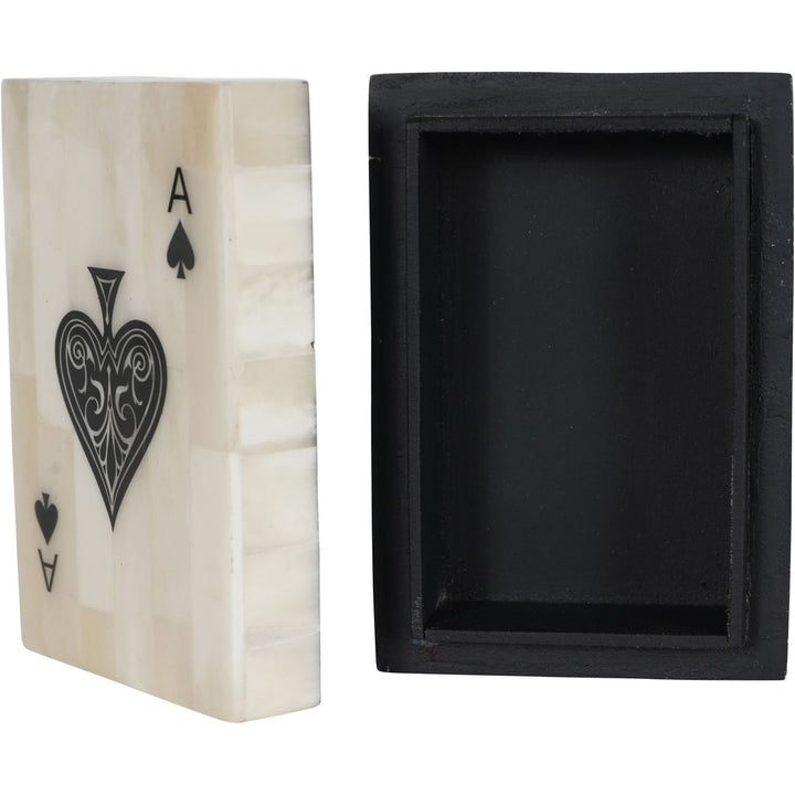 Chollerford Off White Bone Inlay Card Box