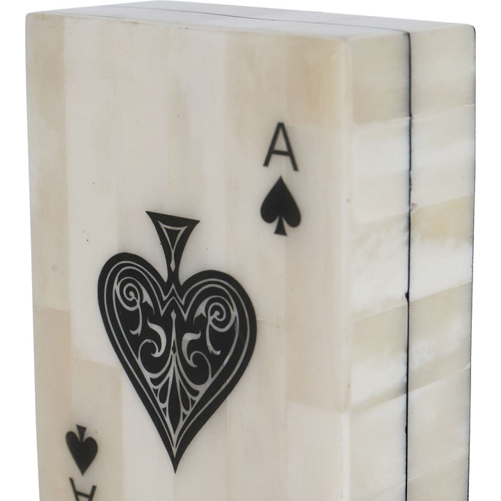Chollerford Off White Bone Inlay Card Box