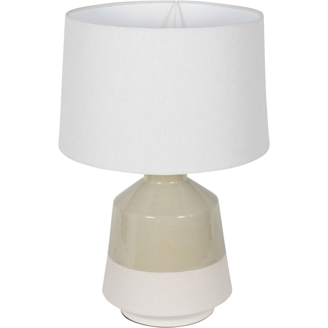 Canterbury Soft Green Dipped Glaze Table Lamp 58cm