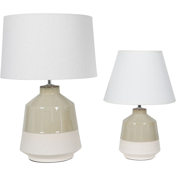Canterbury Soft Green Dipped Glaze Table Lamp 58cm