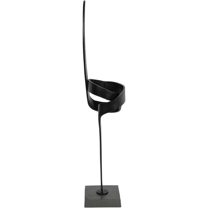 Joshua Textured Brass Aluminium Abstract Sculpture