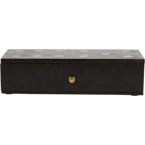 Columbia Small Wooden Domino Set in Storage Box