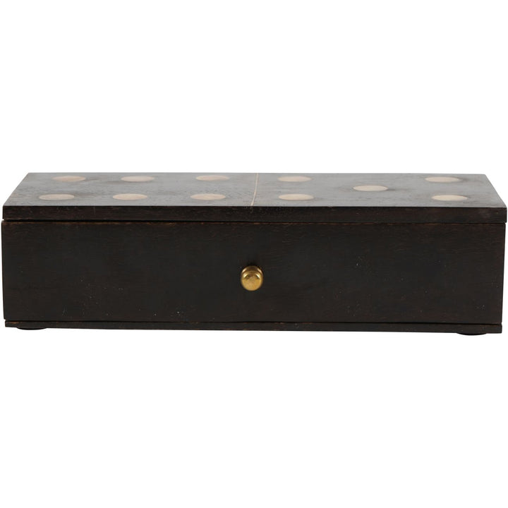 Columbia Small Wooden Domino Set in Storage Box