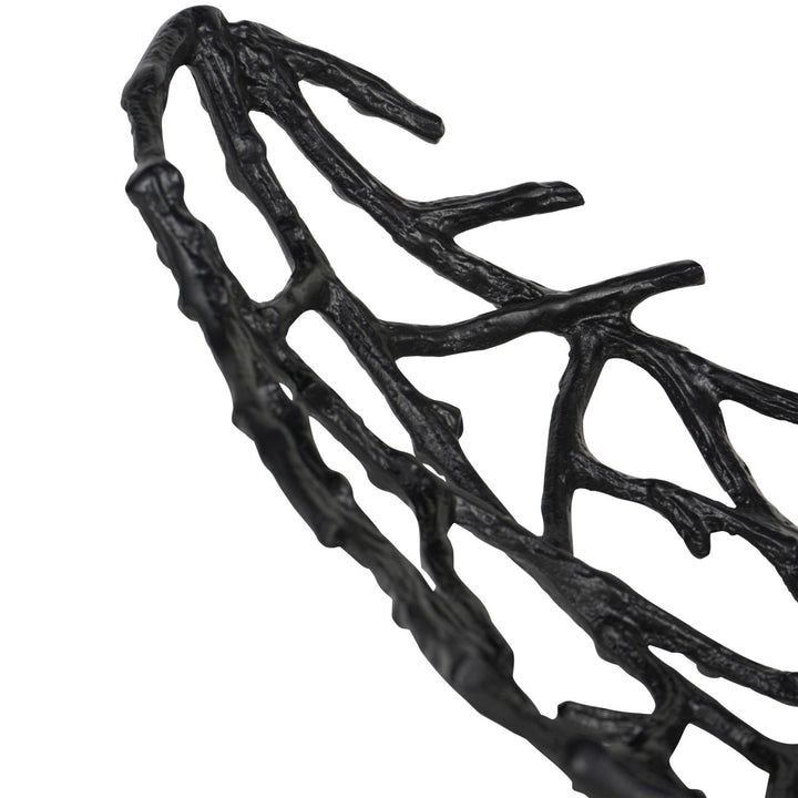 Twig Oval Bowl Black Small