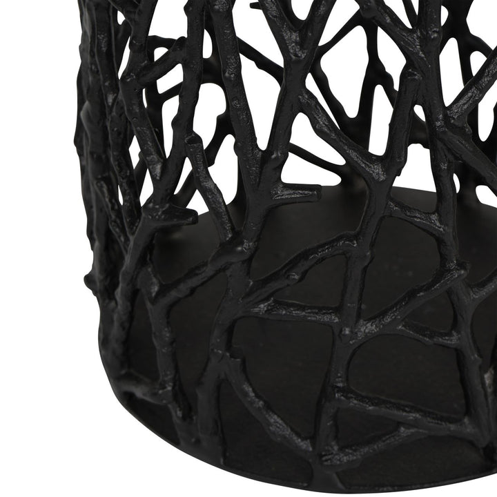 Twig Black Sculpture Vase Small