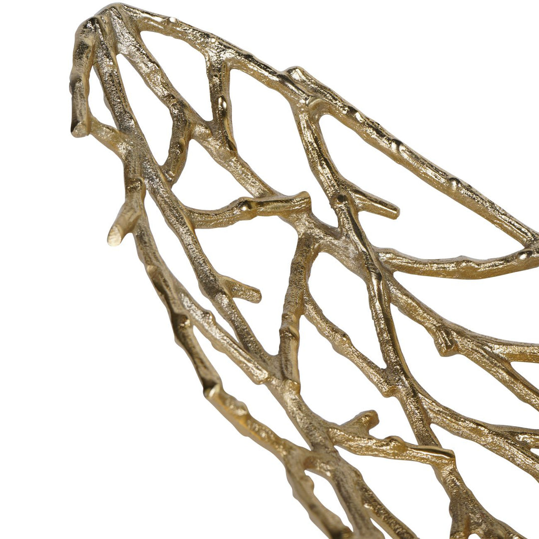 Twig Oval Bowl Gold Large