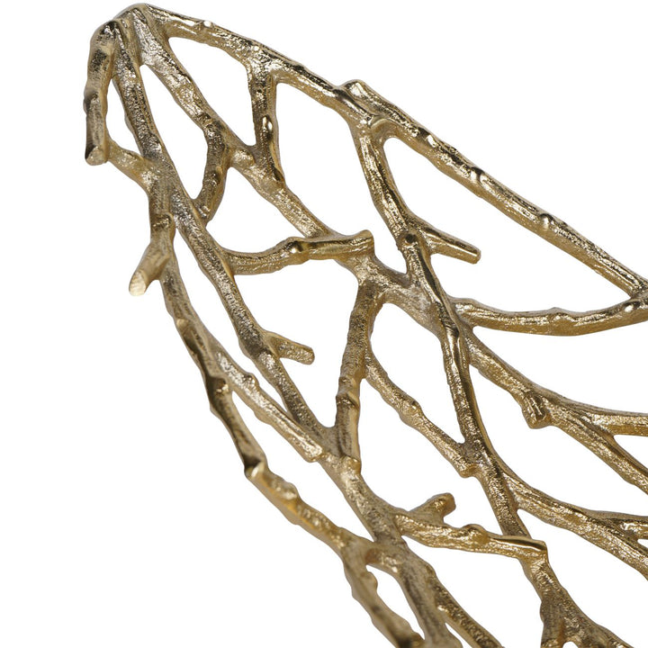 Twig Oval Bowl Gold Large