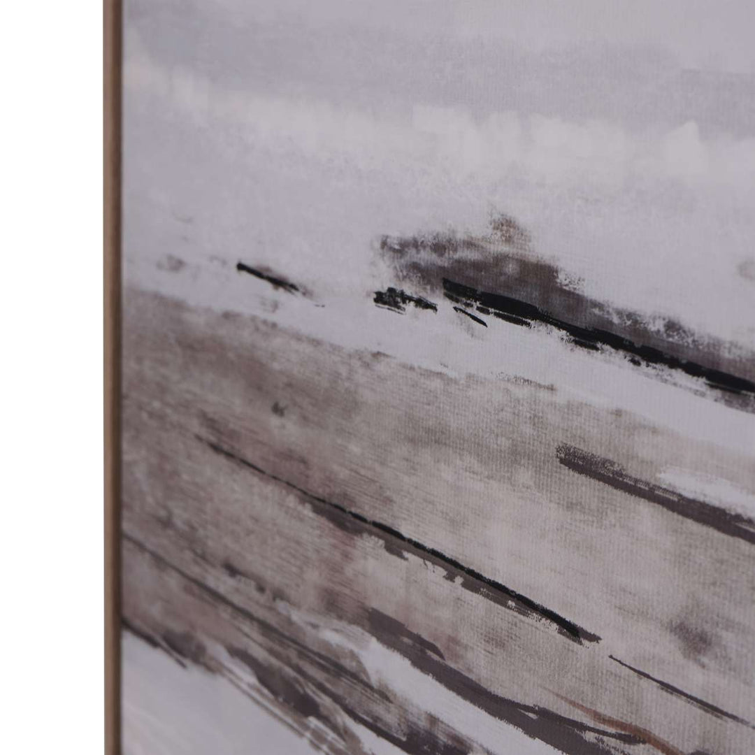Blurred Seascape Framed Canvas Wall Art 140x100cm